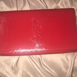 Yves Saint Laurent Bags - Red YSL Patent clutch Yves Saint Laurent Bags - Red YSL Patent clutch